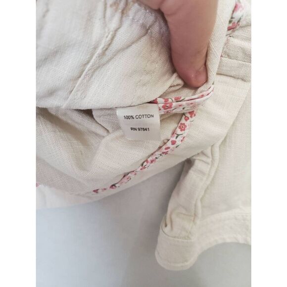 J. Jill Petite 100% Cotton Cream Lightweight Summer Blazer Coastal Neutral - Picture 5 of 9